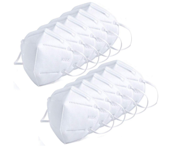 Express Delivery - Generic K-N95 Polypropylene Disposable Face Mask with Respirator - White - ID 108474