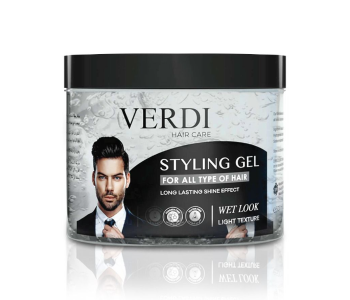 Verdi Hair Care Wet Look Shine Effect Styling Gel For Men in KSA