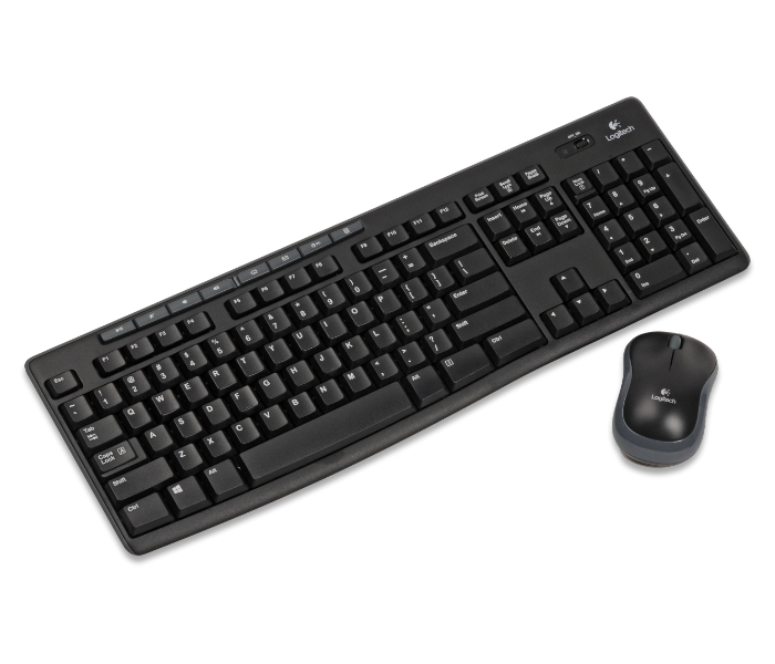 Express Delivery - Logitech MK270 Wireless Keyboard and Mouse Combo for windows - Black - ID 107845