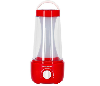 Olsenmark OME2792 72 Pieces 10 Watts Rechargeable Led Dimmable Lantern - Red And White in KSA