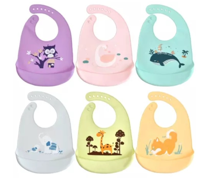 Express Delivery - Vavas KFMY-23 3D Assorted Silicone Baby Bib - ID 107357