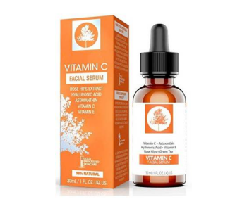30 Ml Anti Aging Vitamin C Serum For Face With Hyaluronic Acid And Pure Vitamin E in KSA