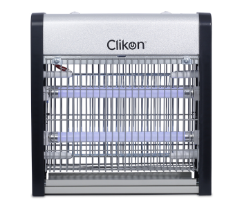 Express Delivery - Clikon CK4222 7 Watts Insect Killer - Black and Silver - ID 109223