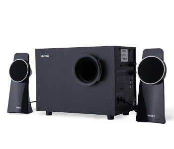 Impex SPINTO 2104 2.1 Channel 40 Watts Multimedia Speaker System - Black in KSA