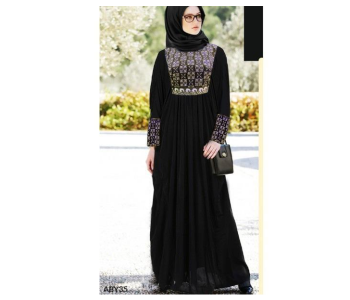 Express Delivery - BY02 Casual and Fashionable 56 Sized Abaya for Women - Black - ID 109357