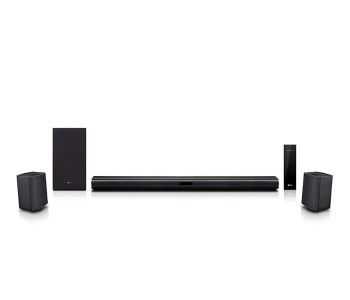 LG SNC4R 420W Sound Bar With Bluetooth Streaming And Surround Sound Speakers - Black in UAE