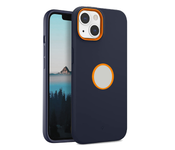 Express Delivery - Trands IPHC-467 iPhone 13 Mini Back Case - Navy Blue - ID 110543