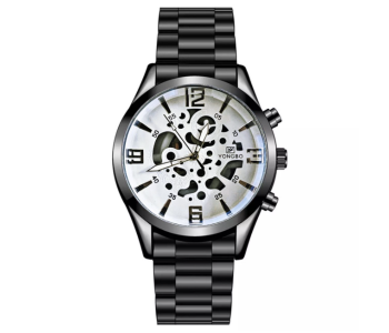 Express Delivery - Set of 2 Classic Edition Mens Analog Watches - Black and White - ID 109440