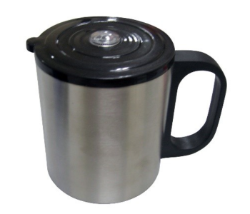 Express Delivery - VS059 Mini Coffee Mug with Cover - Silver - ID 110612