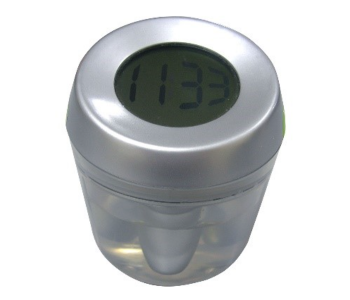 Express Delivery - VS070 Water Powered Digital Clock - Silver - ID 110617