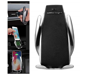 Express Delivery - VTS110 Automatic Smart Sensor Wireless Car Charger - Black - ID 110622