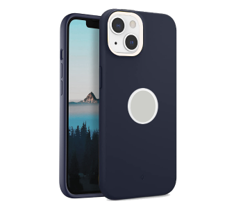 Express Delivery - Trands IPHC-301 iPhone 13 Pro Max Back Case - Navy Blue - ID 110547