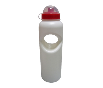 Express Delivery - VS081 Sports Water Bottle with Lid - White and Red - ID 110610