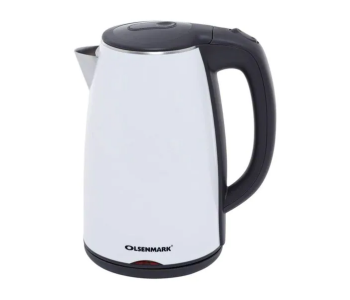 Express Delivery - Olsenmark OMK2233 1.8 Litre Electric Kettle - Black and White - ID 110760