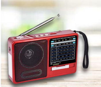 32224B Radio With USB And Music Player - Red in KSA