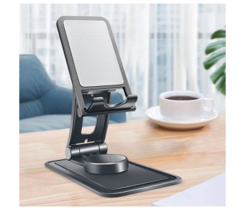 Generic 360-Degree Full Rotating Desktop Multi-Angle Adjustment Folding Stand For Mobile And Tablets in OMAN