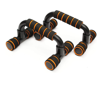 Express Delivery - Plastic Push Up Bar Exercise Equipmemts - Black - ID 109459