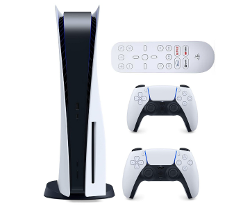 Express Delivery - Sony PlayStation 5 Console With An Ultra-high Speed SSD and 3d Audio + PlayStation 5 Adaptive Triggers Dual Sense Built-in Microphone And Headset Jack Wireless Controller + Sony PS5 PlayStation Media  - ID 110383