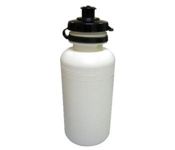 Express Delivery - VS079 Sports Water Bottle with Lid - White and Black - ID 110609