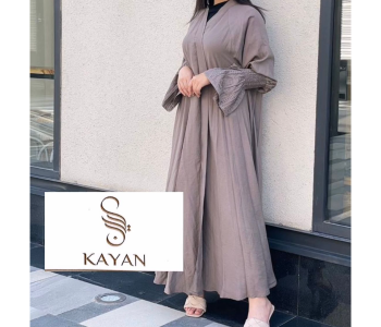 7394 Kayan High Quality Arab Fashion 60 Sized Abaya For Women - Beige in KSA