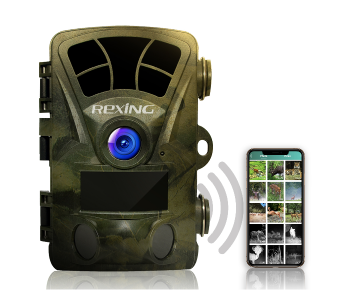 Rexing Woodlens H2 4K Wi-Fi Trail Camera - Green in OMAN