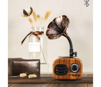 32234B Vintage Model Speaker - Brown in KSA