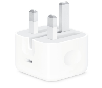 Admos 20W USB-C Power Adapter And USB-C To Lightning Cable - White in KSA