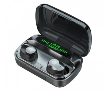 M5 TWS Wireless Bluetooth Earphone With Charging Box - Black in KSA