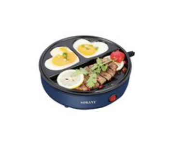Sokany 600 Watts 3 In 1 Electric Grill Maker - Blue And Black in UAE