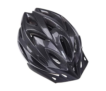 Express Delivery - Ultralight Integrally-molded Sports Cycling Helmet with Visor Mountain - Black - ID 112157