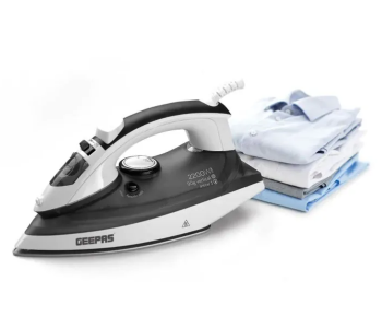 Geepas GSI7788 2000Watts Steam Iron - Black And White in UAE