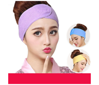 Express Delivery - GTC 22000728 2 Pcs Facial and Spa Headband for Face Wash - Yellow - ID 112650