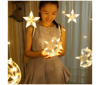 Express Delivery - Christmas Decoration Lamp for Room Star Moon - ID 112384