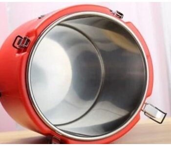 Express Delivery - VT3010 8 Litre Double Layered Stainless Inner Insulation Barrel For Food - Red - ID 111532