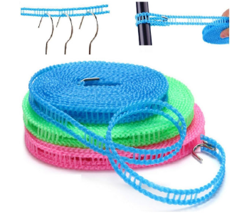 Express Delivery - GTC 22000692 Portable Nylon Windproof Clothes Drying Rope For Indoor and Outdoor (2 Roll) - ID 112686