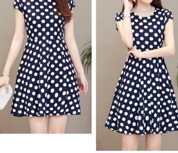JS692 Set Of 2 Dot Printed Fashion Halter Top For Women in KSA