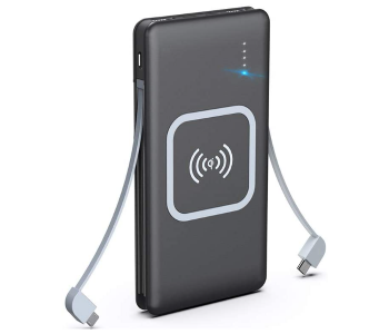 Express Delivery - VTS111 10000mAh Type C Connector Type Power Bank - Black - ID 111575