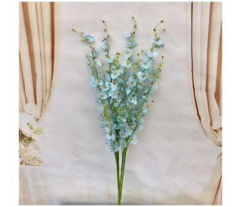 Express Delivery - GTC 22000769 Orchids Artificial Flowers for Home Indoor Outside Garden Wedding Vase Decoration - Blue - ID 112726