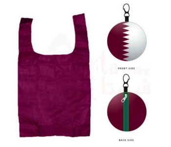 Express Delivery - VS022 Polyester Foldable Bag with Round Pouch - Purple - ID 111578