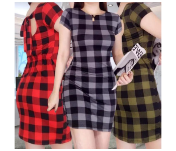 Express Delivery - JS176 Set of 2 Pintuck Fashion Body Con Top for Women - ID 111114