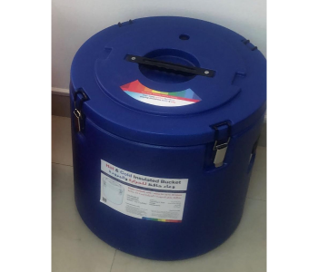 Express Delivery - VT3037 38 Litre Double Layered Stainless Inner Water Barrel - Blue - ID 111570