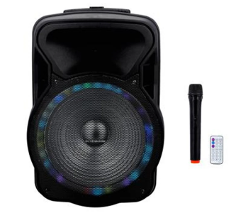 Olsenmark OMMS1277 20000Watts Rechargeable Party Speaker - Black in KSA