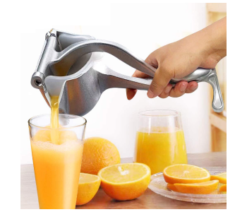 Aluminium Fruit Squeezer And Pressure Fruit Juicer Press Household Kitchen Tool Fruit Juicer Citrus Extractor Tool - Silver in UAE