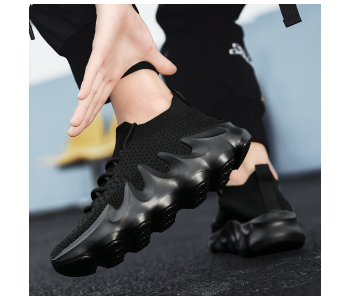 Unisex Sneakers Outdoor Casual Sports Shoes EU 36 - Black in KSA