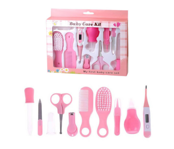 Express Delivery - GTC 22000666 10 Pieces Baby Grooming Healthcare Kit - Pink - ID 112140