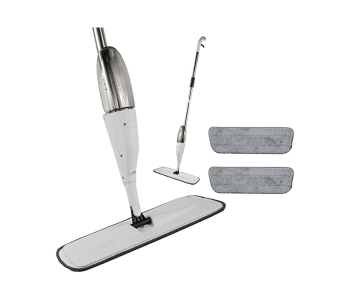 Express Delivery - RMN New Trend Spray Mop for Floor Cleaning - Grey and White - ID 113001