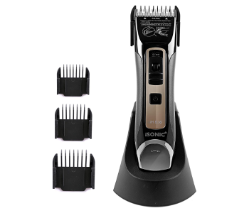 Isonic IH 836 Rechargeable Professional Trimmer - Black in UAE