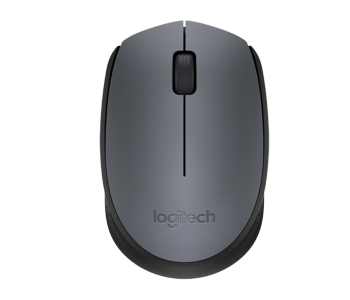 Express Delivery - Logitech M170 Stylish Wireless Mouse - Black and Grey - ID 111968