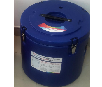 Express Delivery - VT3016 38 Litre Double Layered Stainless Inner Insulation Barrel For Food - Blue - ID 111530