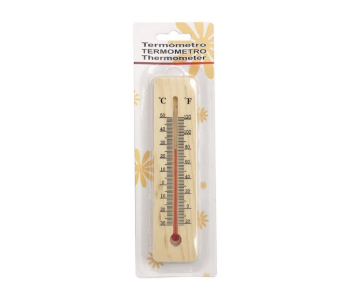 Express Delivery - GTC 22000763 Traditional Wooden Room Temperature Thermometer - Wooden - ID 112732